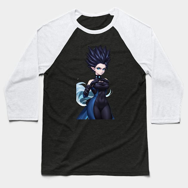 The Princess Z Baseball T-Shirt by VoidXedis